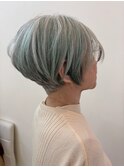 ショートボブ(アシンメトリー）