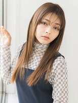 エスドットブルーム(S.BROOM)&nbsp;【S.BROOM　なんば】ベージュ系でこなれたナチュラルストレート