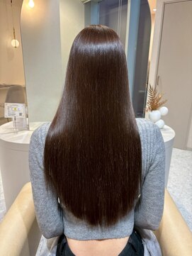 アンククロス 青山店(ANKH CROSS) 美ツヤ髪ロングストレート/透明感ブラウンカラー