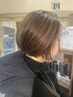 【来店2、3回目の方】白髪ぼかしハイライト＋オンカラー（ケアブリーチ使用）