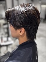 エニー 栄(Any)&nbsp;men's hair ☆ KAGAMIストレート×韓国風センターパート