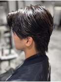 men's hair ☆ KAGAMIストレート×韓国風センターパート