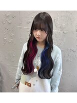 フィーネ(Fi-Ne) プルエクステでインナーカラー