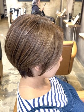 デザインカラーショートハイライト