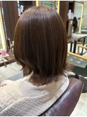 【切りっぱなし 外ハネ】