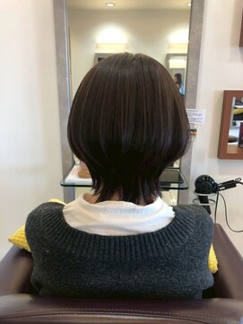 ノット 成田公津の杜(Knot) ダークアッシュ/ミディアムレイヤーカット/成田公津の杜駅