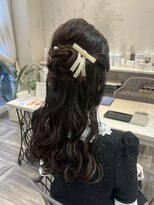 ルーメ(lume)&nbsp;ハーフアップ