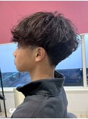 宇都宮メンズカットメンズパーマ波巻きスパイラルパーマツイスパ