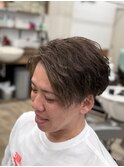 毛流れセンターパート