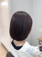 コル 市川(cor) 白髪ぼかし×ヴェールピンク×大人カラー