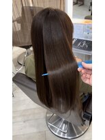フゥカ 売市店(fuka)&nbsp;青森 八戸 髪質改善トリートメント×セミロング ツヤ髪 10代20代