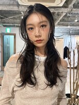 セーヌアワー(CEINE OUR)&nbsp;髪質改善縮毛矯正ミディアムレイヤー顔周りカットイルミナaujua