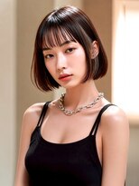 ルービック 高槻(Rubik's) 大人かわいい小顔見えボブ×ぱっつん前髪