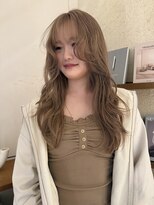 マッシュ 北堀江(MASHU)&nbsp;ミルクティーベージュ/ダブルカラー/レイヤーカット/20代・30代