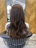 カット+白髪ぼかしハイライト+透明感カラー ¥12,500