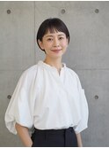 大人前髪オン眉ベリーショート