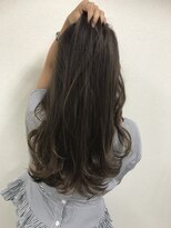 リー 京橋(Lee)&nbsp;【Lee京橋】ミルクティーロング×ヒラ巻きスタイル