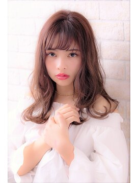 ソア 武蔵小杉(SOAR) 大人かわいい無造作カールとデザインカラー小顔ボブディ