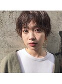 パーマ × ショート