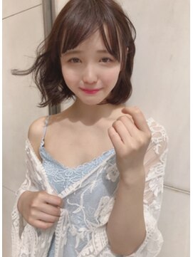 ジーナ 渋谷駅前(Zina) 【Zina　渋谷】イルミナココアブラウン×きゅんボブ