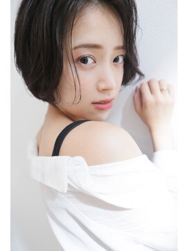 ヘアーアンドリラックス スウィート(Hair&Relax SWEET) 耳かけくびれショートくすみカラー艶カラー30代40代50代