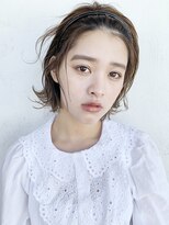 アイティー バイ アルバム 浦和店(IT by ALBUM) うぶアレンジ_ココアブラウンフリンジウェーブ_37442