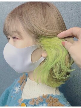 ビオラ(Viola) ｖｉｏｌａ　２０２１　S/S　ミルクティー×ペールグリーン