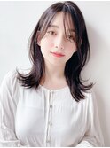簡単♪韓国風くびれミディアム［髪質改善/池袋&目白&大塚］