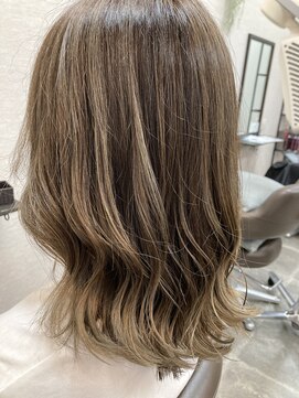 バセット バイ アルター 鎌取店(basset by aL-ter) ハイライト×ミルクティーベージュ