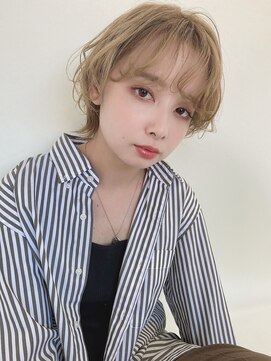 ルービック 京橋(Rubik's) Aラインボブ×ふわふわショート