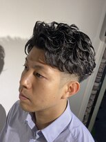東京バーバー日本橋30代40代男性ビジネスマンパーマスタイル