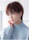 ショートボブ 大人可愛い 美シルエット 青山 表参道 30代40代