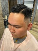 [清潔感メンズナチュラル]メンズベリーショート刈り上げブラック