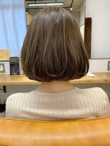 ヘアデザイン アネーロ(hair design anello) ボブ　グレージュ