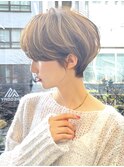 レイヤーカット/顔周り/前髪カット/ショート/ボブ/ボブレイヤー