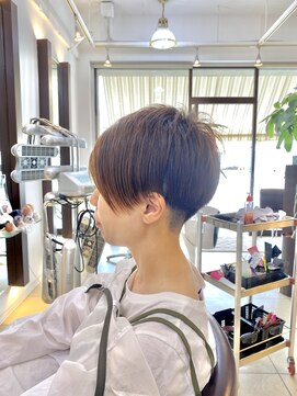 ヘアアーク(HAIR arc) 刈り上げショート#ハンサムショート#くびれ#京成津田沼#奏の杜