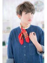 くせ毛風パーマ小顔ボーイッシュマニッシュボブa1