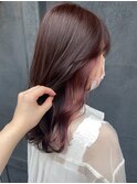インナーカラー/ピンク