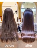 髪質改善　縮毛矯正　酸性ストレート