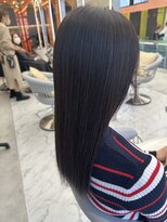 ロンドルーチェ 心斎橋(Lond luce)&nbsp;ダークアッシュ/ミディアムレイヤーカット［髪質改善/縮毛矯正］