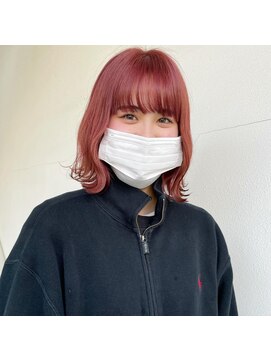 ラヴィズム(LUVISM) ダブルカラー　ピンク　１０代２０代