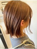 【Lucir】大内 亮 切りっぱなし×アンバーベージュ