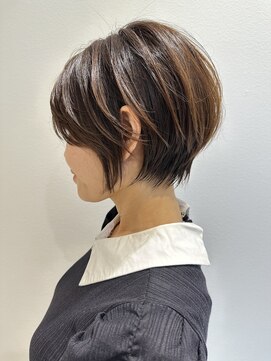 ナイン バイ アソビ 銀座(Nyne by asobi) 30代40代50代◎絶壁解消/白髪ぼかし/大人ショートボブ【Nyne】