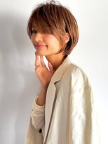 バンプ ギンザ(BUMP GINZA)&nbsp;《30.40.50代》前下がりショートボブ×透明感カラー【ERIKA】