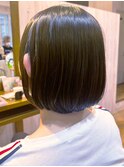 20代30代40代髪質改善カラーナチュラルボブ透明感ブラウン