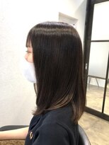 アリアバイエクラート 池袋店(ARiA by ECLART) 大人かわいいワンカールアッシュブラウン