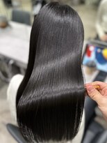 キュア 表参道(CURE)&nbsp;黒髪/グレージュカラー/ココアベージュ/ヘルシーロング/表参道