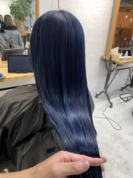 インビテーション(invitation) 【NARUOKA】栄/髪質改善/ネイビーブラック/ブルーブラック