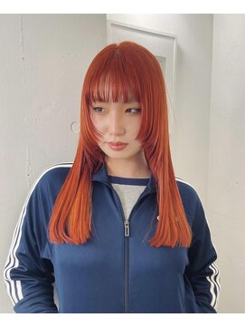 レコ 渋谷(LECO) ジンジャーオレンジレイヤーカット