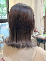 クラウドヘアー CLOUD HAIR 裾カラーシルバーアッシュ